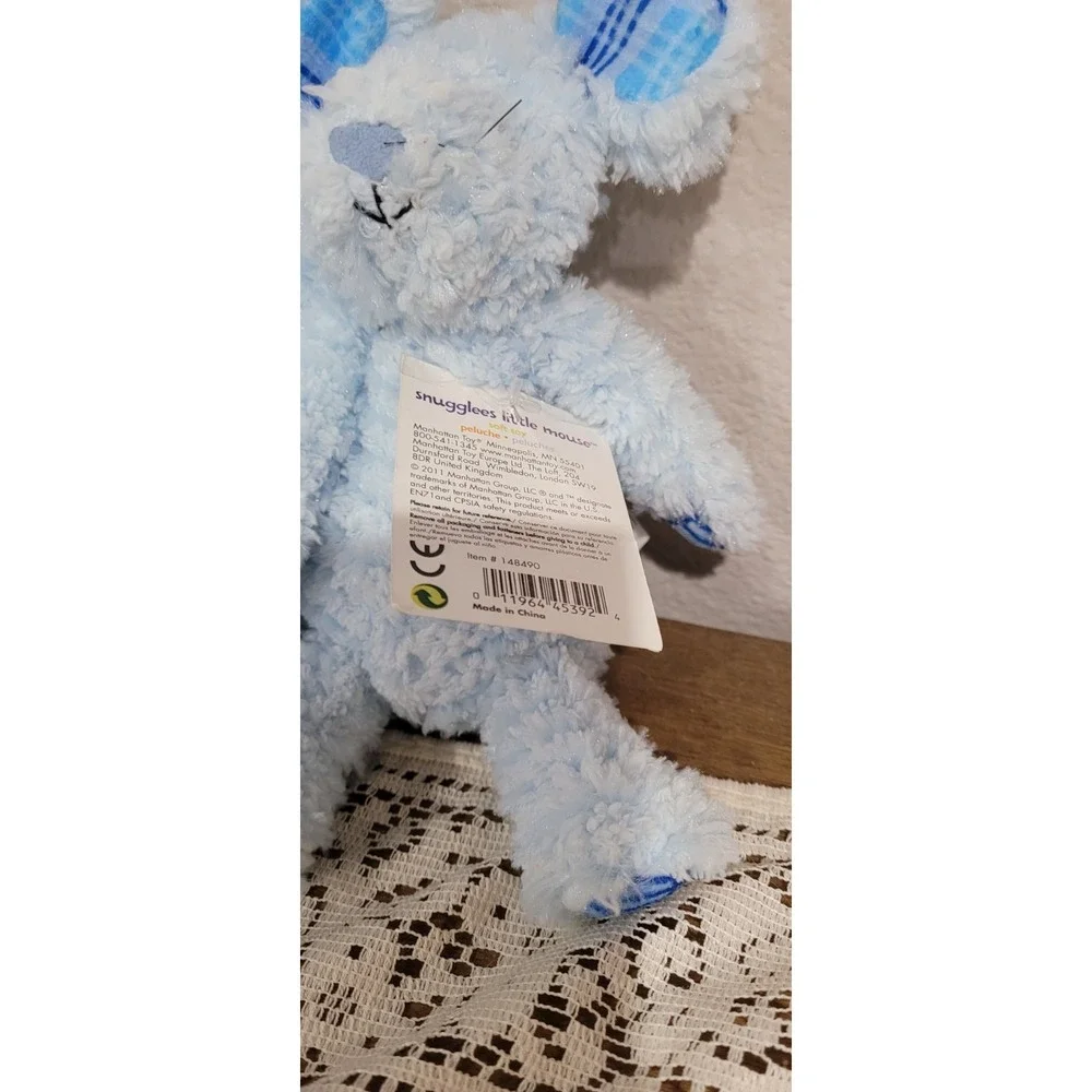 NWT Manhattan toy blue snugglees mouse and blue snugglees little mouse